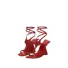 Los Zapatos de Mujer se Venden Cada Año. Comercio Exterior Gris Clásico Rojo Clásico Super Fibra Punta Redonda