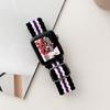 Para Apple Watch 6ª, 7ª, 8ª, 9ª, 10ª Geração Pulseira de Relógio Apple Watch Ajustável Ondulada de Nylon