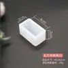 Resina de Cristal Pegamento Ab Rectangular Insecto Flor Seca Muestra Ámbar Molde de Silicona Vela Yeso Materiales DIY