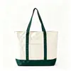 Bolsa Tote de Lona Patchwork Bolsa de Presente Bolsa de Algodão Ecológica Bolsa Tote Bolsa de Compras Bolsa de Lona Pode Adicionar Logo