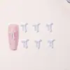 Accesorios pequeños de moño para decoración de uñas, piezas pequeñas de resina, materiales para manualidades, decoraciones versátiles de moño para uñas