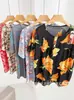 Roupas de Verão para Mulheres de Meia-Idade e Idosas, Roupas para Mãe, Tops com Acabamento em Tijolo, Camisetas de Manga Curta de Seda Gelo e Algodão para Mulheres, Suprimentos Rurais e do Campo