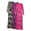 Vestido jacquard tejido abstracto chic transfronterizo estilo ins europeo y americano para mujer, otoño e invierno, cuello redondo, manga larga, falda larga