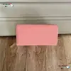 Billetera para Mujer Modelo Nuevo 2023, Estilo Europeo y Americano, Patrón de Lichi, Color Sólido, Grabado, Longitud Media-Larga, Billetera con Cremallera Única de Metal