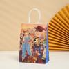 Bolsas de Regalo para Compras de Productos Nuevos Transfronterizos Bolsas de Tote de Papel Kraft al por Mayor Bolsas para Empaque de Regalos de Cumpleaños Dulces y Snacks