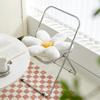 Taburete de Moda Ins Silla Popular Cibernética Silla de Maquillaje Silla para Fotos Portátil para el Hogar Silla Plegable Acrílica Silla de Comedor Silla Transparente