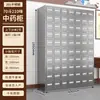Gabinete Tradicional Chino de Acero Inoxidable para Medicina, Gabinete Multicompartimento para Clínicas y Farmacias de Medicina Tradicional China, Mesa Dispensadora de Hierbas Medicinales, Gabinete de Almacenamiento de Medicamentos, Gabinete Dispensador de Medicamentos