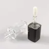 Fabricante Direto Frasco Quadrado Transparente de Grande Capacidade em PETG para Tubos de Gloss Labial Cabeça de Pincel DIY Frasco de Gloss Labial Pode Ser Impresso com Logotipo