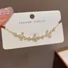 Pulsera Serie Broche de Langosta Dorado, Pulsera de Circonita, Diseño Versátil de Lujo Ligero, Sensación Simple y de Gama Alta, Joyería al por Mayor