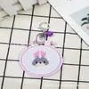 Llavero pequeño para niños hebilla de mochila bolsa material bolsa material para punto de cruz gatito zorro pequeño