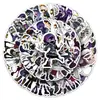 50 Piezas de Asesino Inorgánico Creativo Animación Europea y Americana Periféricos Personalizados Pegatinas de Graffiti Patineta Cuaderno de Mano Pegatinas para Auriculares