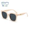 Óculos de Sol Heao Novo Estilo GM Estilo Coreano Retrô Quadrado Armação Grande Pregos de Arroz Óculos de Sol Livro de Montaria Vermelha Moda Personalizada Óculos de Sol da Moda