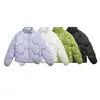Ropa Vintage Yidao 2026 Invierno Nuevo 90 Plumón de Pato Blanco Exterior Cuello Alto Repelente al Agua Cálido Cuadros de Fútbol Chaqueta de Plumón