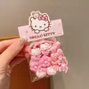 Nuevos Estilos de Gomas para el Cabello Infantiles, Dulces Gomas Pequeñas de Gato de Dibujos Animados para Niñas, No Dañan el Cabello, Cuerdas para el Cabello Tipo Anillo de Toalla