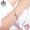 Efule DIY pulsera de cuentas boutique plata de ley S925 cuentas de cristal tallado fábrica directa Y SCZ035