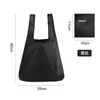 Bolsa de Compras Plegable Cuadrada Colapsable Bolsa de Supermercado Portátil Bolsa Tote Estilo Chaleco al por Mayor Bolsa de Compras Estilo Chaleco