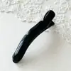 Verano 2025 nuevo clip grande para cosméticos pinza para flequillo lateral cabello roto pinza para el pelo pinza para coleta curva textura de gelatina