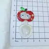Acessórios de Garfo e Colher de Maçã Gelo-Claro Materiais Artesanais DIY para Acessórios de Cabeça, Decoração de Capa de Celular e Tamancos Venda por Atacado