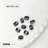 Joias Diamante para Nail Art Coloridas de Fundo Pontiagudo Octagonal Grandes, Médias e Pequenas Cubo de Açúcar Mahjong Diamante Super Brilhante para Nail Art Joias de Diamante para Unhas Atacado