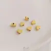 Cuentas Sueltas Chapadas en Oro Separadores Cuentas de Ábaco Cuentas con Esquina Cortada Estrella de Cinco Puntas Corazón Trébol Separadores para Joyería de Cuerda DIY