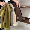 Suéter Infantil 2025 Inverno Meninos Gola Alta Meia Macio e Sedoso Peça Única Veludo Base Suéter Meninas Estilo Western Suéter Pulôver