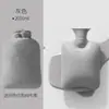 Bolsa de água quente para cama, enchível, espessa, para aquecer a cintura, compressa quente, abdômen, aquecedor de mãos, capa de tecido pelúcia, uso duplo para compressa quente e fria