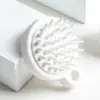Ferramenta de lavagem de cabelo estilo japonês: pente massageador, esfoliante para cabeça e escova de shampoo de silicone para limpar o couro cabeludo