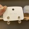 Pendientes de plata S925 con circonita de Corea del Sur, elegantes, combinables, de alta calidad, estilo simple y frío, 2022, nuevos, respetuosos con el medio ambiente