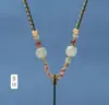 Cuerda de Collar Colgante Seiko de Cuatro Hilos Cuerda para Collar Colgante de Jade Trenzada a Mano Colgante de Aventurina Cuerda para Colgar en el Cuello de Cristal