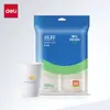 Copos de Papel Descartáveis Deli Ll16 250ml Branco Pacote com 50 Copos de Papel Espessado Descartáveis para Uso Doméstico e de Escritório Atacado