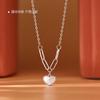 Collar encantador de concha de plata esterlina s925 para mujer 2022 nuevo diseño de nicho avanzado cadena de clavícula de verano para novia