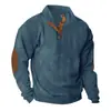 Sudadera de Pana Casual con Cuello Alto y Manga Larga para Hombre Talla Europea 5XL, Venta Caliente Transfronteriza Primavera y Otoño, En Stock