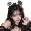 Atmosfera Assustadora de Halloween Headband Presilhas de Cabelo Cabeça de Abóbora Chifres de Diabo Presilhas de Cabelo de Aranha Headband Presilhas de Cabelo para Fotos