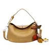 Bolso Tote Cubo Retro de Gama Alta Japonés y Coreano para Mujer Diseño de Nicho Gran Capacidad para Viajar al Trabajo Bolso de Hombro Cruzado de Mano
