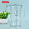Taza medidora de PC de grado alimenticio para tienda de té de leche, cilindro medidor acrílico resistente a altas temperaturas, 500 ml, taza medidora comercial de grado alimenticio