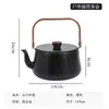 Tetera para Cocinar al Aire Libre en Camping para Hervir Agua y Preparar Té, Óxido de Aluminio de Grado Alimenticio, Resistente a Altas Temperaturas y a la Corrosión