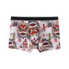 Roupa Íntima Masculina Roupa Íntima Masculina Seda Gelada Antibacteriana Boxer Modelador de Barriga Boxer Masculino de Verão Fino Fashionável plus size