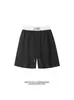 Shorts Casuales de Cintura Color Block Estilo Americano, Nuevo Estilo Verano, Corte Holgado, Talla Grande, Secado Rápido, Transpirables, Shorts Deportivos de Baloncesto