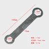 Llave de Doble Uso Abierta y Cerrada para Doblar, Herramienta de Mantenimiento Mecánico y Desmontaje, Viene con un Juego de Accesorios de Forma Especial