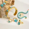 Jieding Joias Europeias e Americanas Pulseira de Aço Inoxidável Luxo Acessível Anel de Alta Qualidade Aço Titânio Não Desbota Joias de Mão Anéis Transfronteiriços