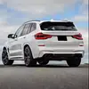 Adequado para BMW X3 Lábio Traseiro e Ponteira de Escape G01 G08 Upgrade X3M Pá Traseira Ponteira de Escape Quatro Saídas Kit de Body Kit Pequeno