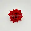 Dia dos Namorados Transfronteiriço Flor Rosa de Veludo Artificial Fivela de Metal Hotel Restaurante Casamento Anel de Guardanapo de Mesa Suporte para Guardanapo