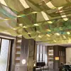 Tapeçaria Mil Milhas de Montanhas e Rios Tecido de Fundo Decorativo Estilo Chinês Dossel de Teto Cortina de Gaze Estilo Antigo Decoração de Teto Estilo Chinês