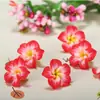 Fábrica de accesorios de flor de huevo de arcilla blanda de 20 mm material para pulsera tejida con cordón, collar, joyería para el cabello antigua DIY hecha a mano