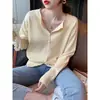 Cárdigan de punto para mujer, prenda de otoño de alta gama, nuevo abrigo suéter popular 2026, top fino de otoño
