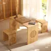 Mesa para Caligrafia Chinesa, Mesa para Prática de Caligrafia, Mesa de Estudo Tradicional Chinesa Estilo Antigo, Mesa de Go em Madeira Maciça, Mesa de Pintura, Mesa e Cadeira para Aluno do Ensino Fundamental, Mesa de Treinamento