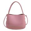 Bolsa de Mão Doce com Laço Transfronteiriça Bolsa Feminina 2025 Novo Estilo Coreano Bolsa Saco Texturizada Bolsa Transversal para Mãe
