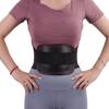 Soporte Lumbar Personalizado con Placa de Acero, Faja Lumbar de Cuero, Cinturón de Soporte Lumbar Transpirable, Adecuado para Hombres y Mujeres, Uso en Todas las Estaciones