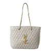 Bolsos Grandes de Capacidad Personalizados para Mujer, Bolsos Pequeños Versátiles con Textura Estilo Chanel para el Día a Día, Bolsos Tote Casuales Acolchados para Hombro