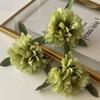 Horquilla para el pelo con flores artificiales de peonía, flor falsa, peonía pequeña, peonía Hanfu, flor de seda, accesorios para el cabello con flores